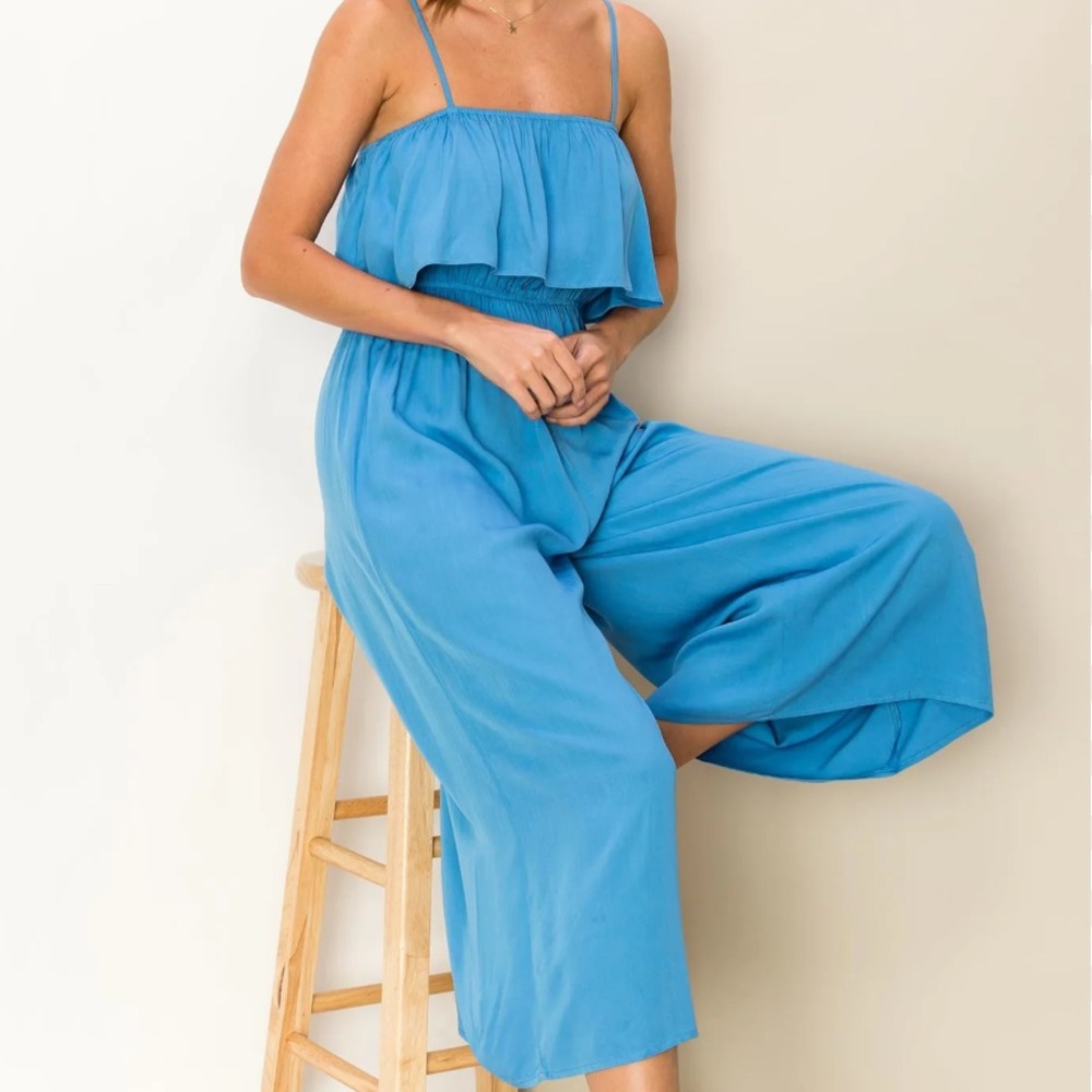 HYFVE Blue Jumpsuit Elegant Design Versatile Wear - Picture 2 of 5